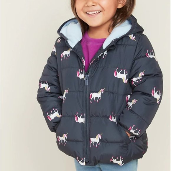 old navy puffer jacket girls